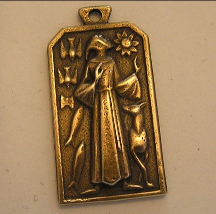 Saint Francis Medallion by Fernand Py
